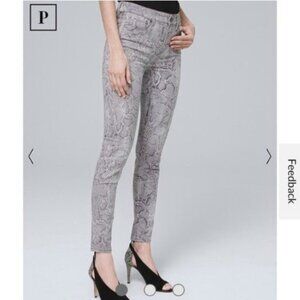 NWT White House Black Market Petite Sculpt High-Rise Skinny Ankle Jeans